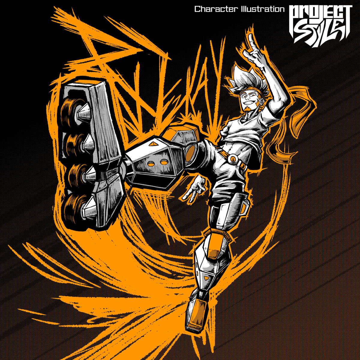 Early character Illustration