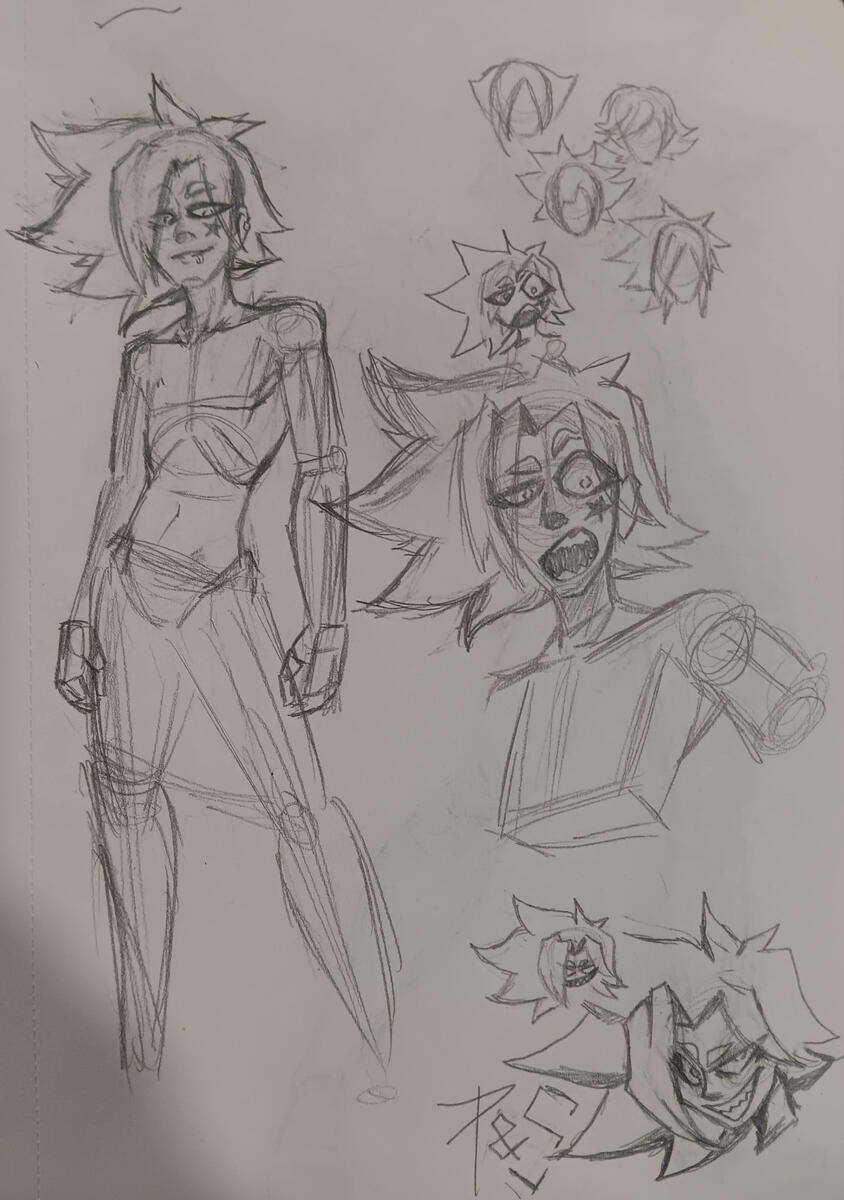 Later hairstyle experiments