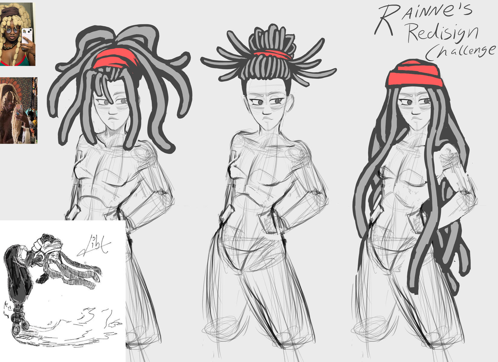 Hair experimentation &amp; Original design