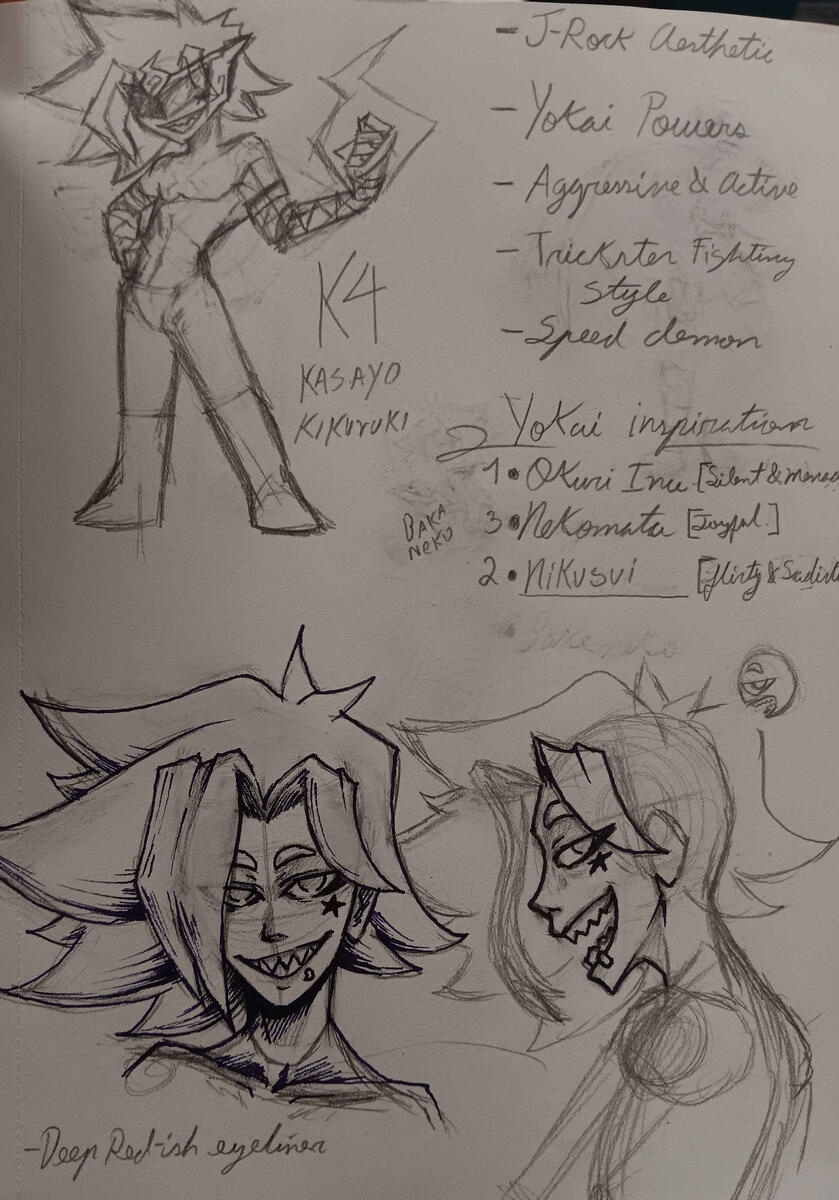 Late concept sketches