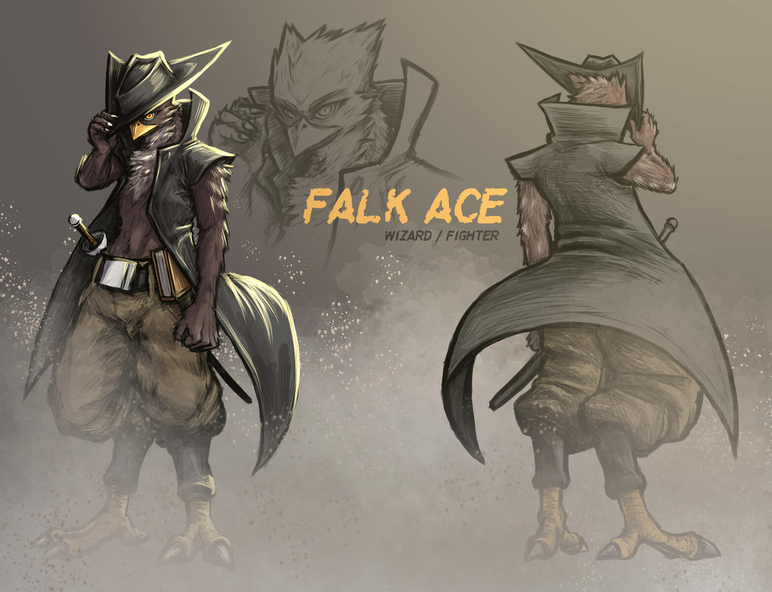 Falk's Design Sheet [2025] // TTRPG Campaign Character